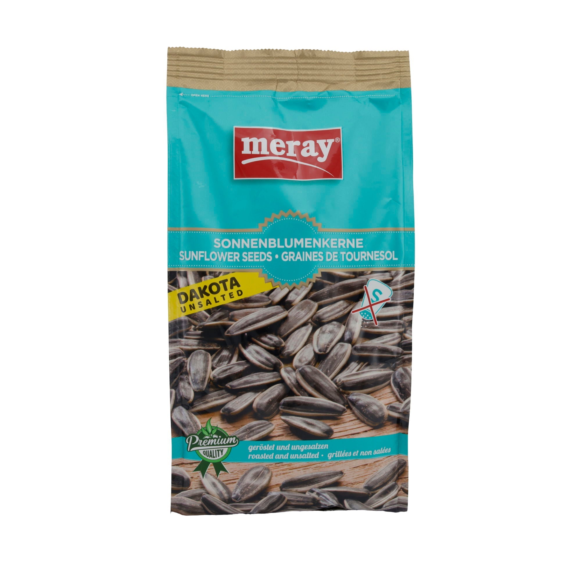 Premium Sonnenblumenkerne Dakota Meray | Sonnenblumenkerne | Geröstet und ungesalzen | 250 g MERAY